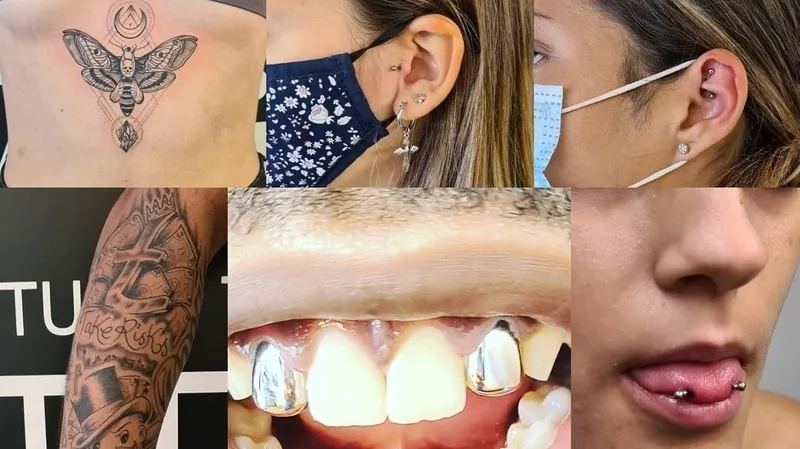 KD Studio Inked Tattoo & Body Piercing LONDON TOOTING BROADWAY wandsworth Gold teeth