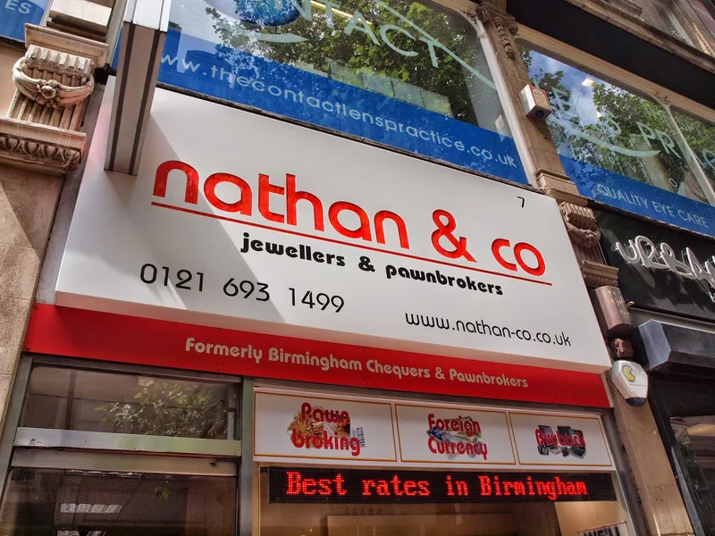 Nathan & Co Birmingham - Pawnbroker - Currency Exchange - Buyback