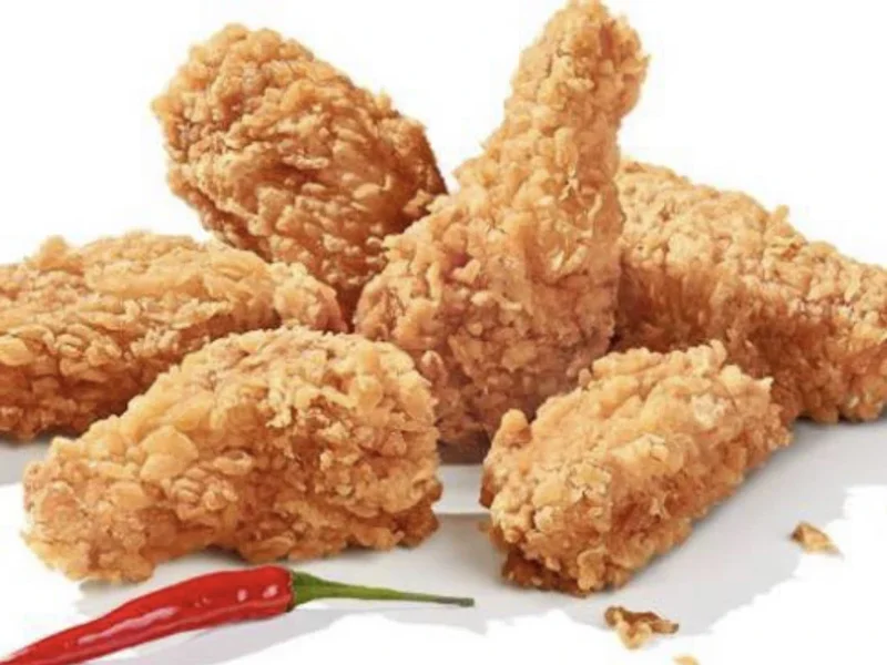 krispy fried chicken and pizza