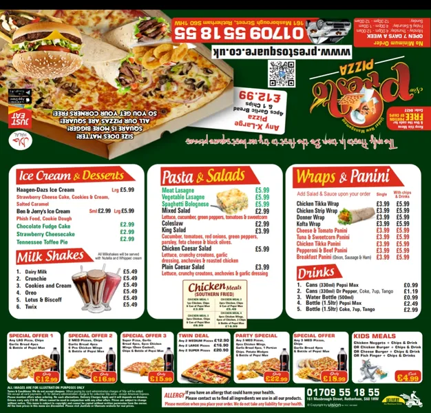 Presto pizza