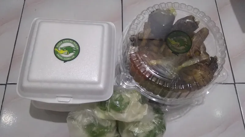 Bebek Panjer Sambel Ijo & Lalapan