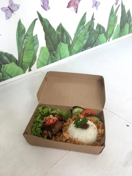 Nasi bebek pedas koh momon