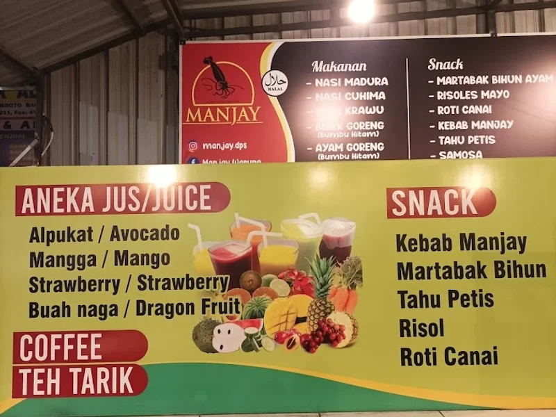 Warung manjay cumi hitam & Bebek madura