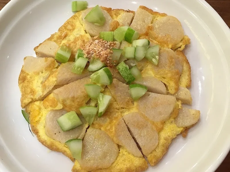 Pempek Palembang dan nasi goreng Dua Putri