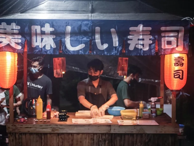 Gerobak Sushi Sudirman