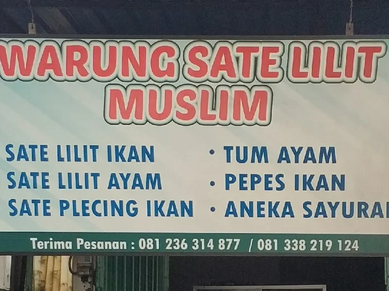 Warung Muslim Sate Lilit Pekambingan