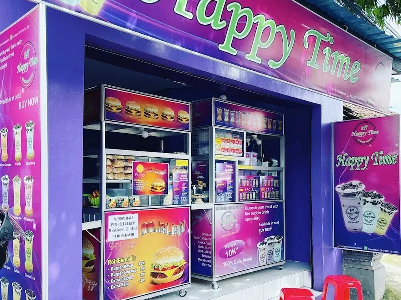 Happy time bubble drink Banjar Kalah