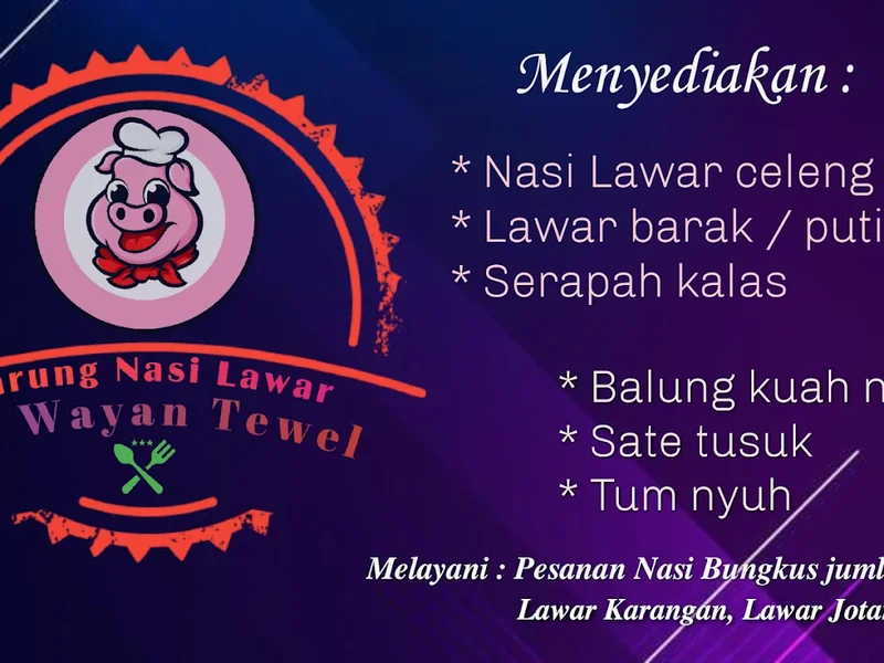 Warung Nasi Lawar Bu Wayan Tewel