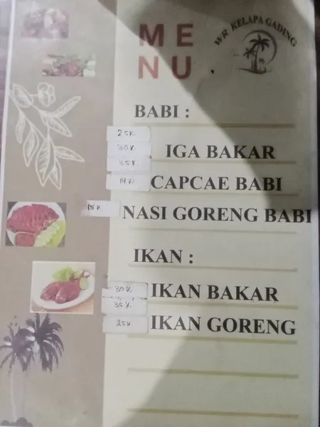 Warung makan kelapa gading