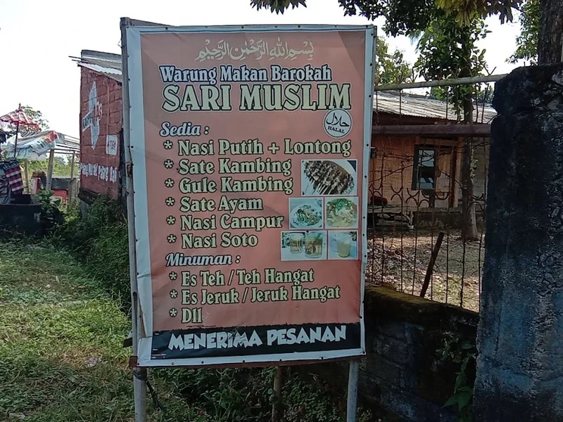 Warung makan sari muslim