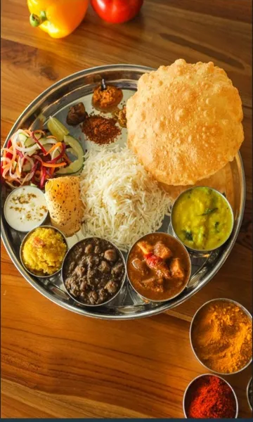 Namaskar Thali In Bali Vegetarian Indian Restaurant