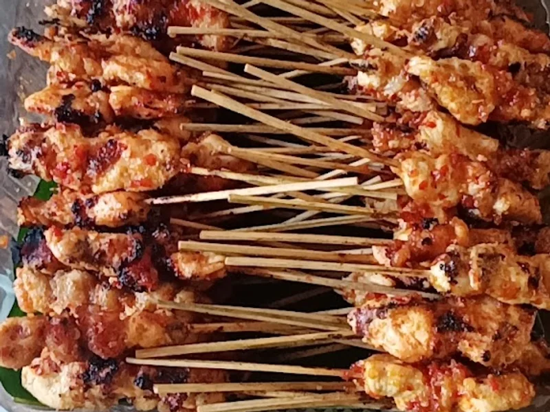 Sate Plecing Ayam Kendik