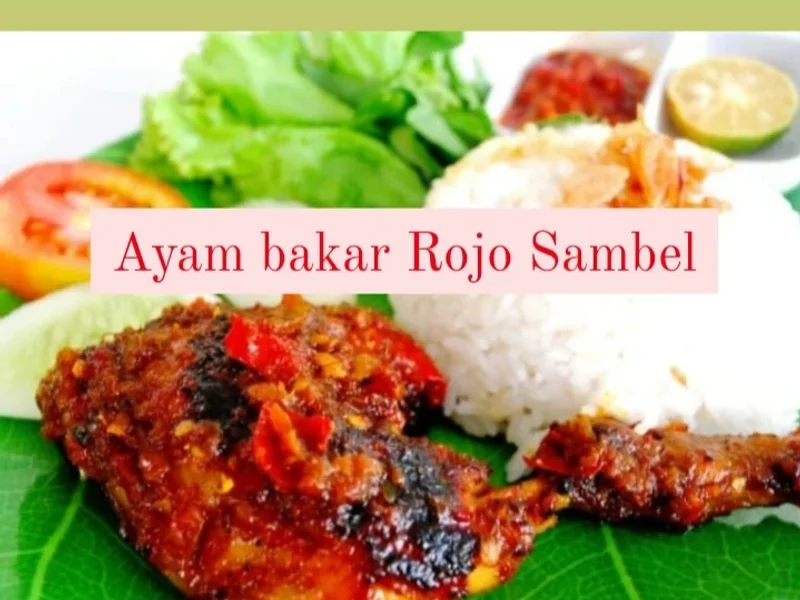 AYAM BAKAR ROJO SAMBEL