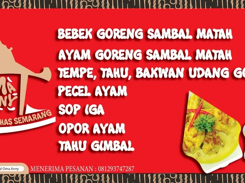 Warung makan oma anny spesial iga dan ayam