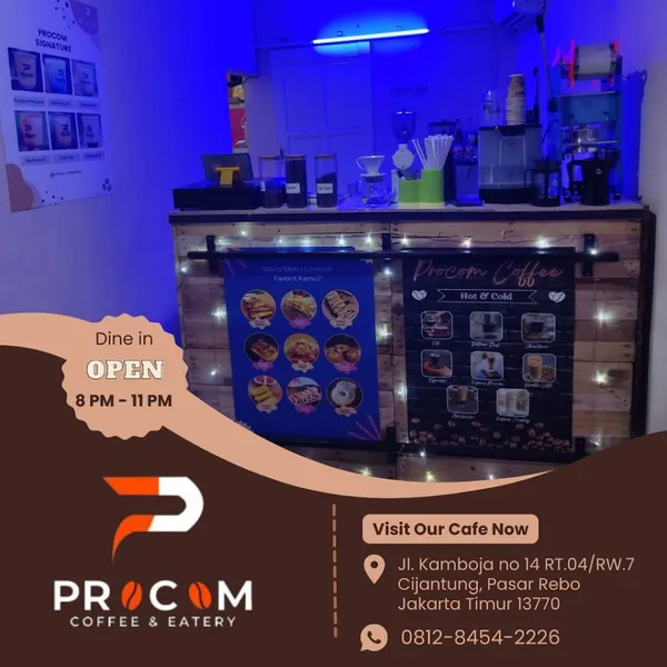 Procom Coffee & Eatery Cijantung