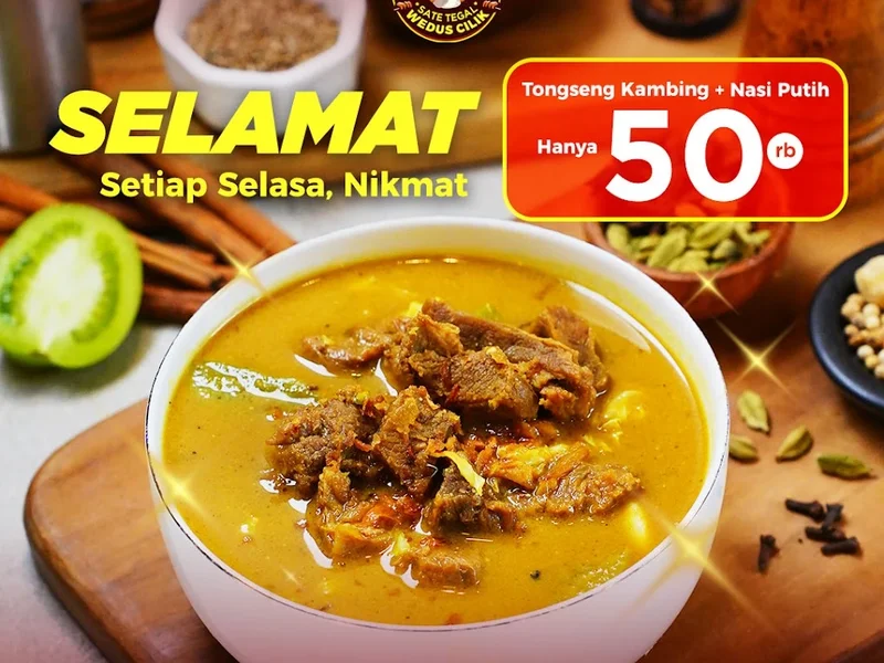 SATE TEGAL KAMBING MUDA WEDUS CILIK