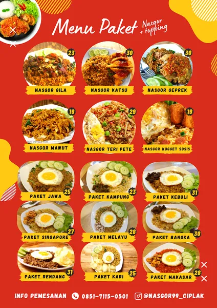 Nasi Goreng 99 Ciplak