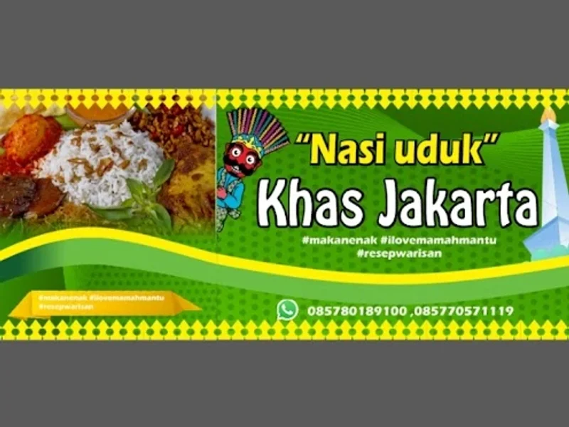 Nasi uduk khas jakarta ujung menteng cakung