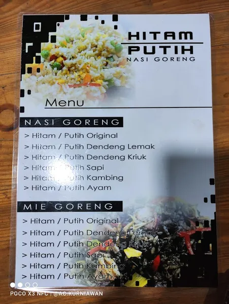 Nasi Goreng Hitam/Putih