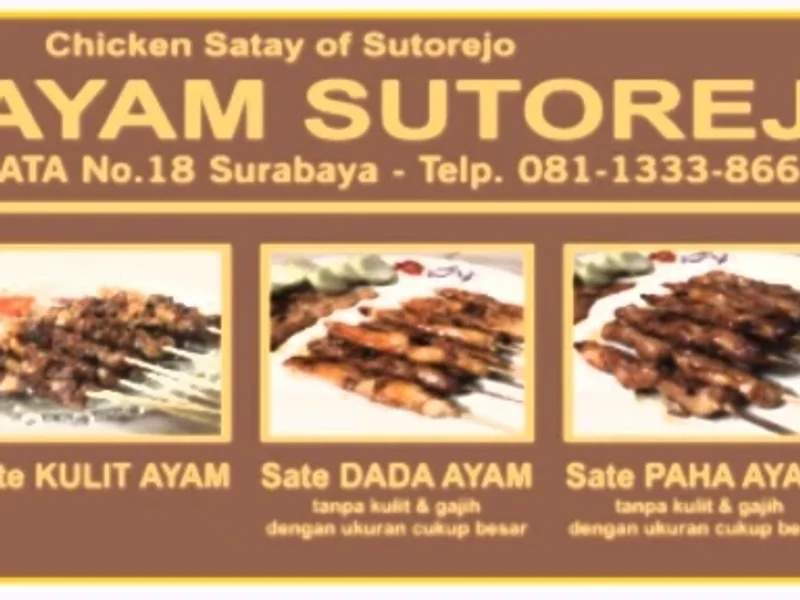 SATE AYAM SUTOREJO