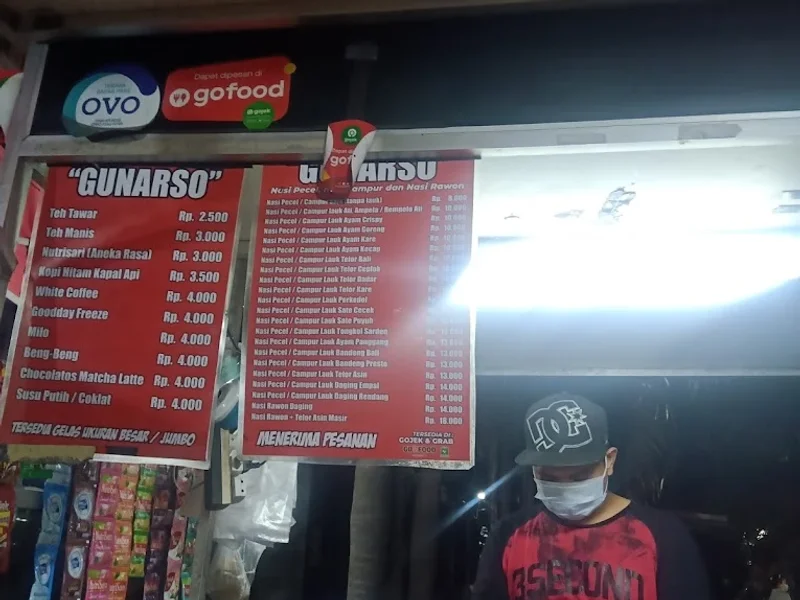 Nasi Pecel Dan Nasi Campur "GUNARSO" serba 10000