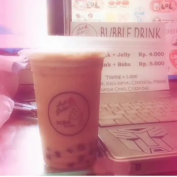 Ice boba anti galau bubble tea