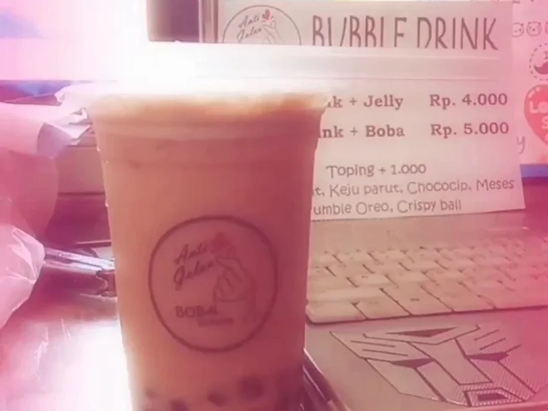 Ice boba anti galau bubble tea