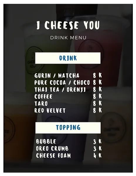 I CHEESE YOU - CHEESE TEA SURABAYA