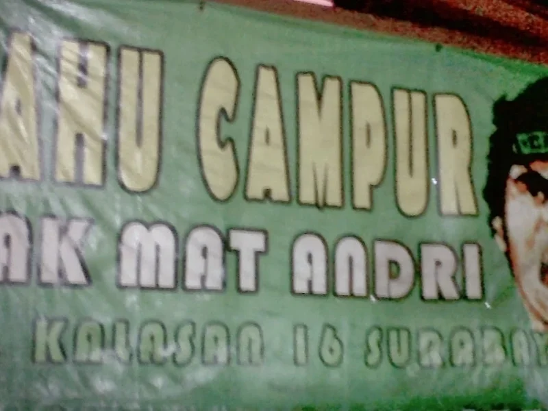 Tahu Campur Pak Mat Andri