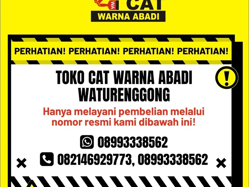 Toko Cat Warna Abadi Waturenggong