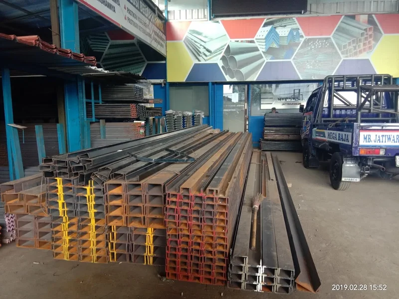 Mega Baja Jatiwaringin - Distributor Besi | Atap UPVC | Baja Ringan | Plat Cutting Laser