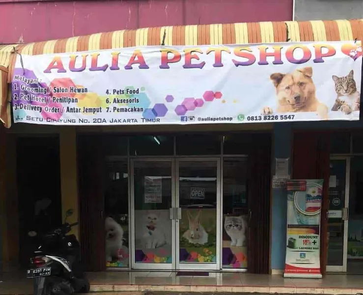 Aulia Petshop & Praktik Dokter Hewan Jakarta Timur Setu Cipayung (samping Bank BRI)