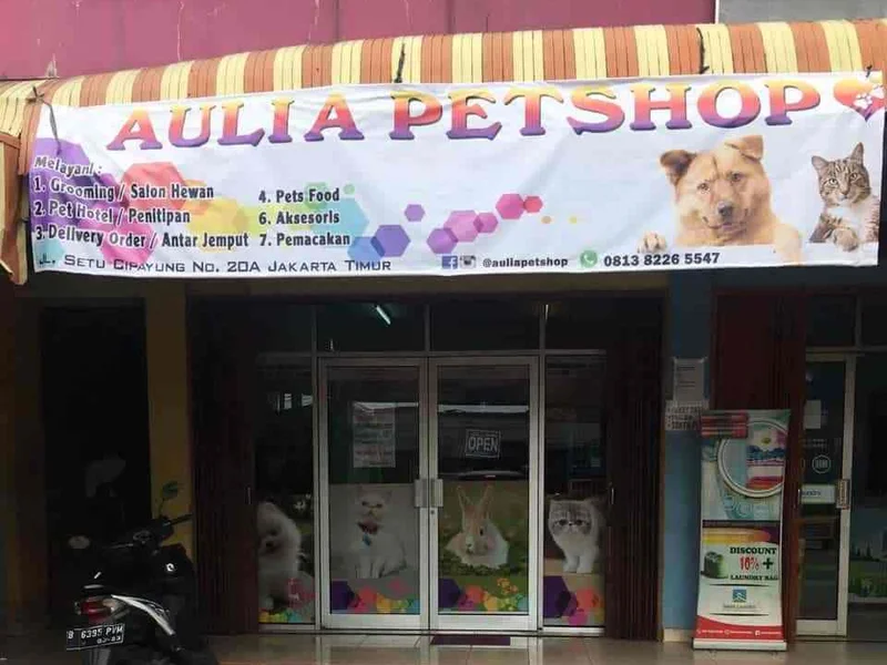 Aulia Petshop & Praktik Dokter Hewan Jakarta Timur Setu Cipayung (samping Bank BRI)