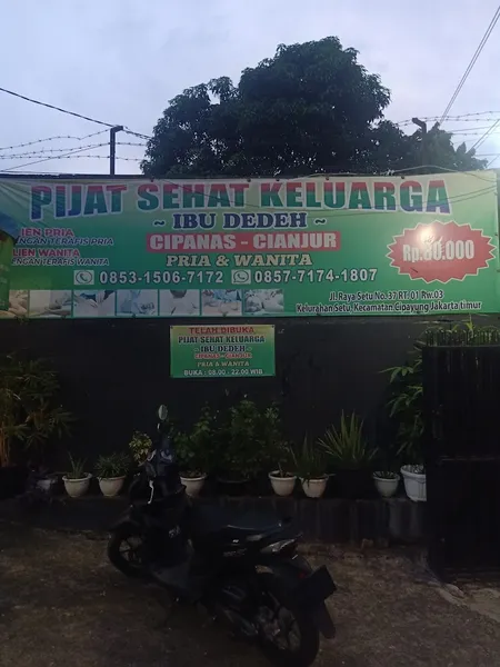 Pijat Sehat Keluarga Ibu Dedeh Cabang Ceger