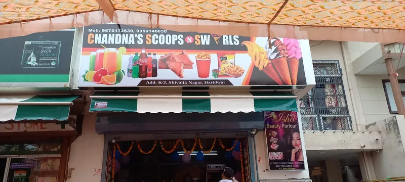 Chandna scoops and swirls