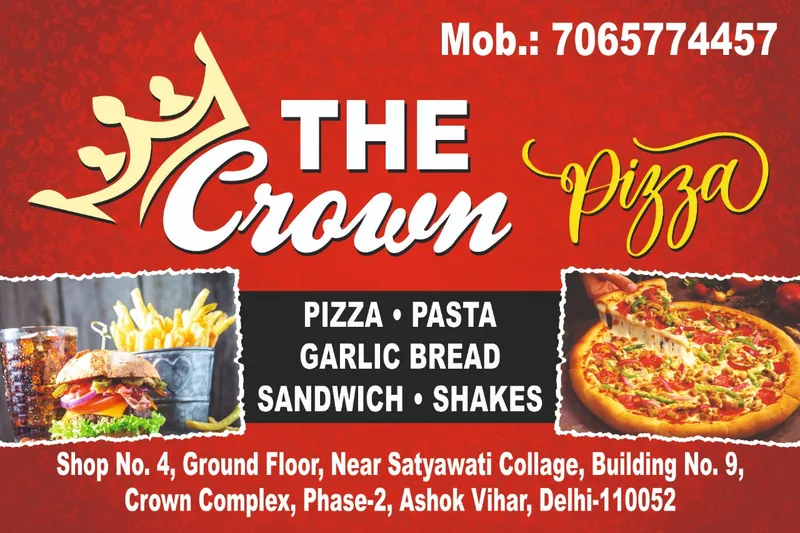 The Crown Pizza ashok vihar