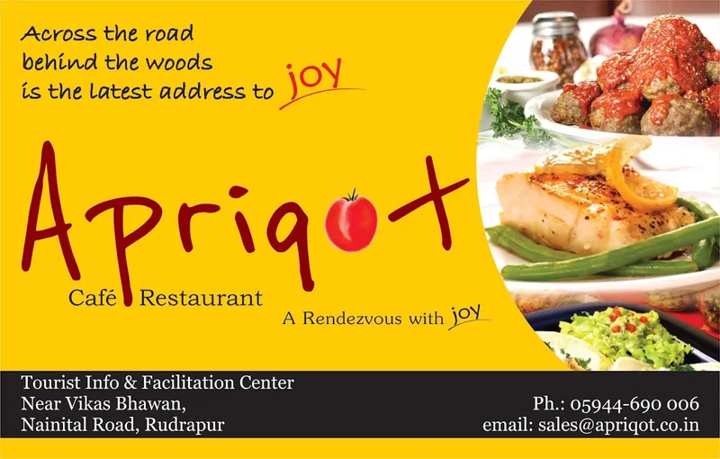 Apriqot Cafe 'n' Restaurant - A Rendezvous with Joy