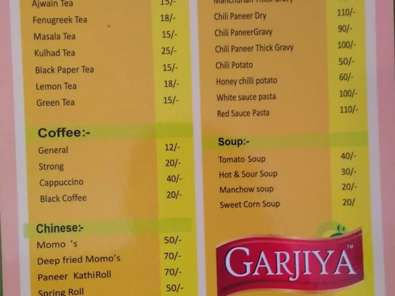 GARJIYA Chai Ki Pyali & Restro