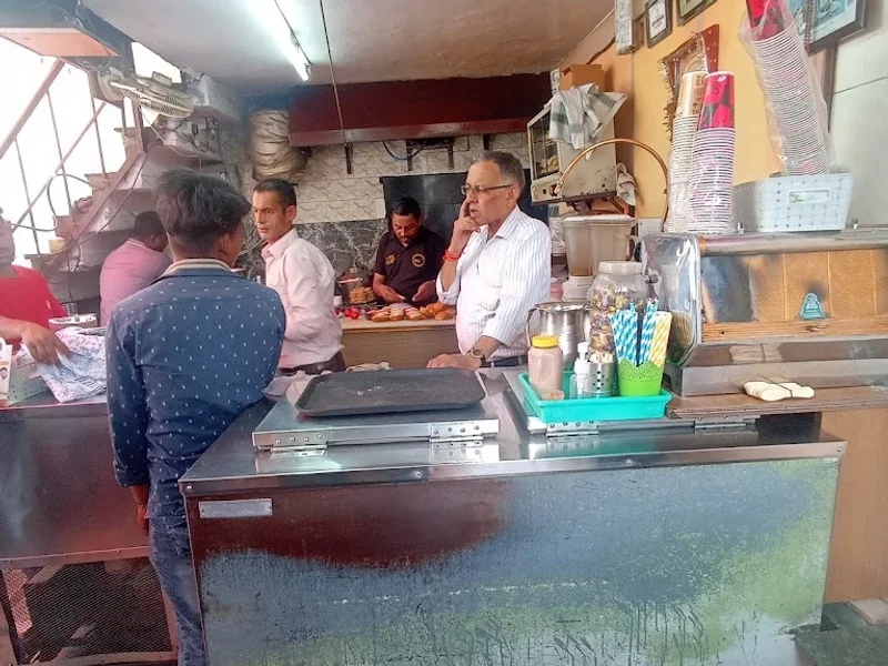 The Buffet Eating Corner.