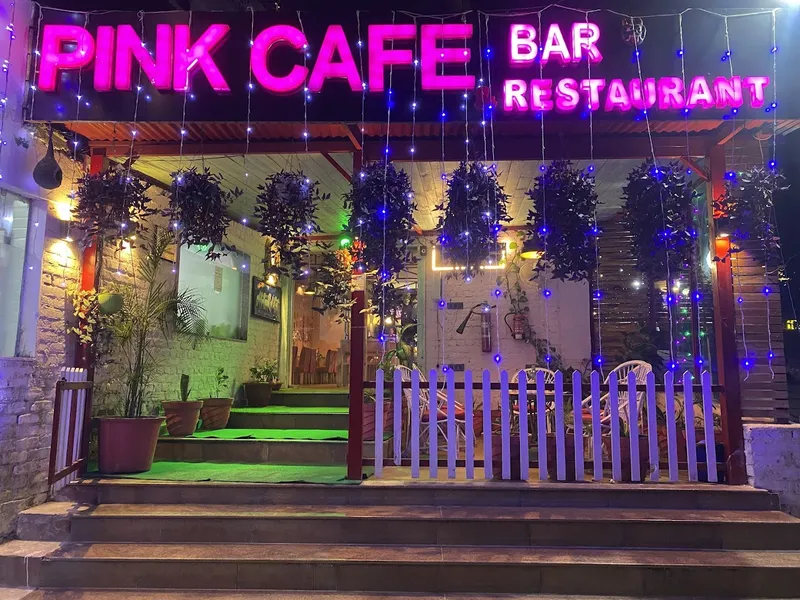 Pink Cafe Bar and Restaurant in Rishikesh