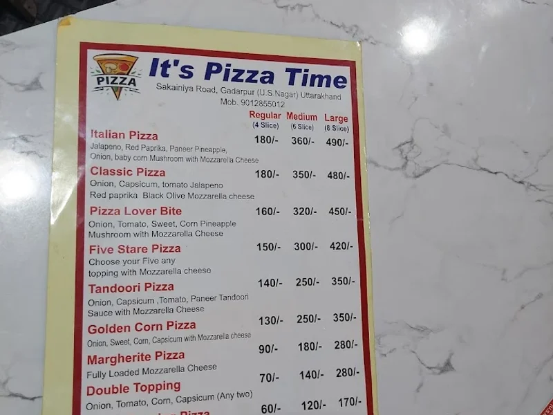 It’s pizza time