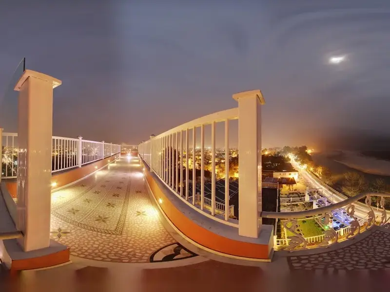 The Sitting Elephant - A Rooftop Restaurant Overlooking River Ganga