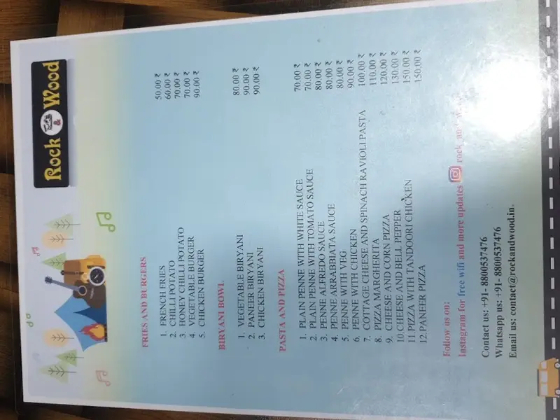 Rock and wood food truck