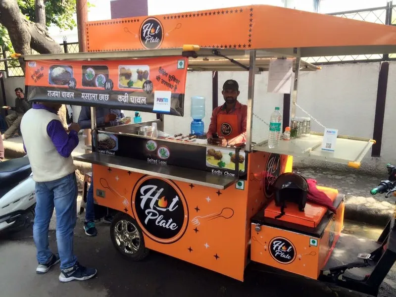 Hot Plate Food Cart