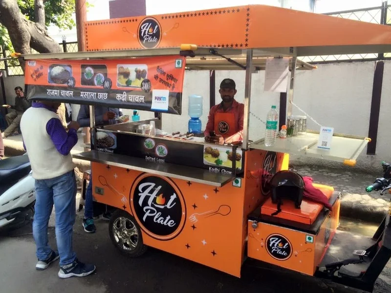 Hot Plate Food Cart