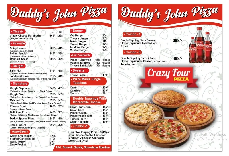 DADDY'S jhon pizza