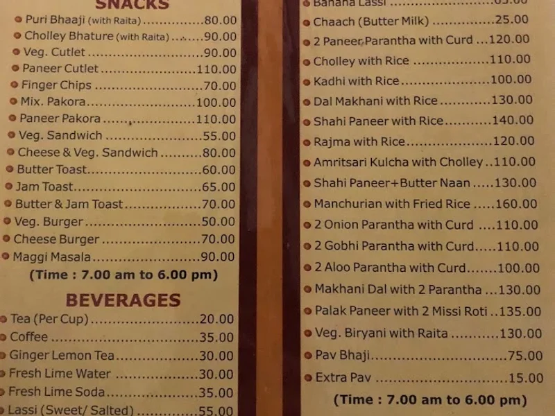 Pardesi’s Restaurant Haridwar