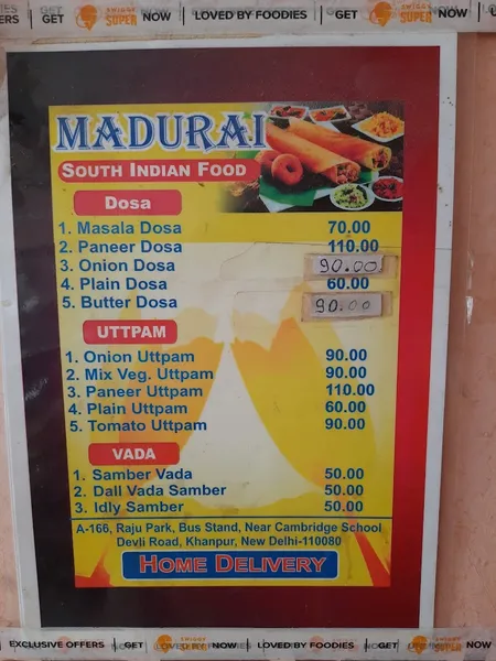 Madurai South Indian Food