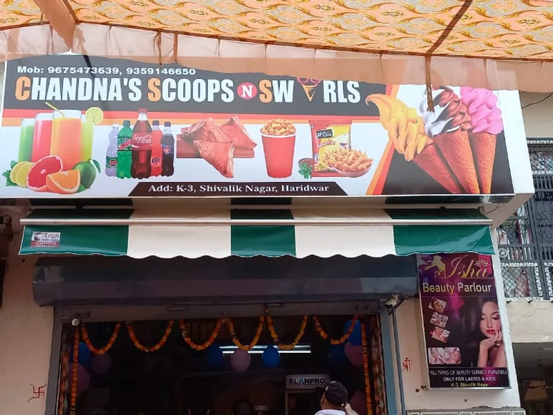Chandna scoops and swirls