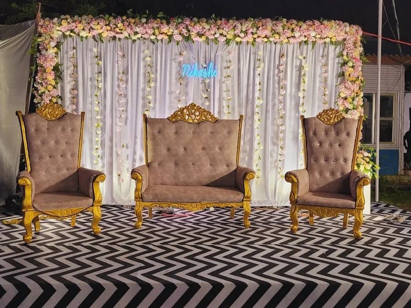 Krishna flower decoration